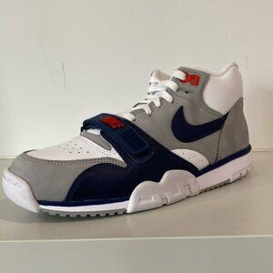 Nike Air Trainer 1 White Midnight Navy Medium Grey Size 9.5